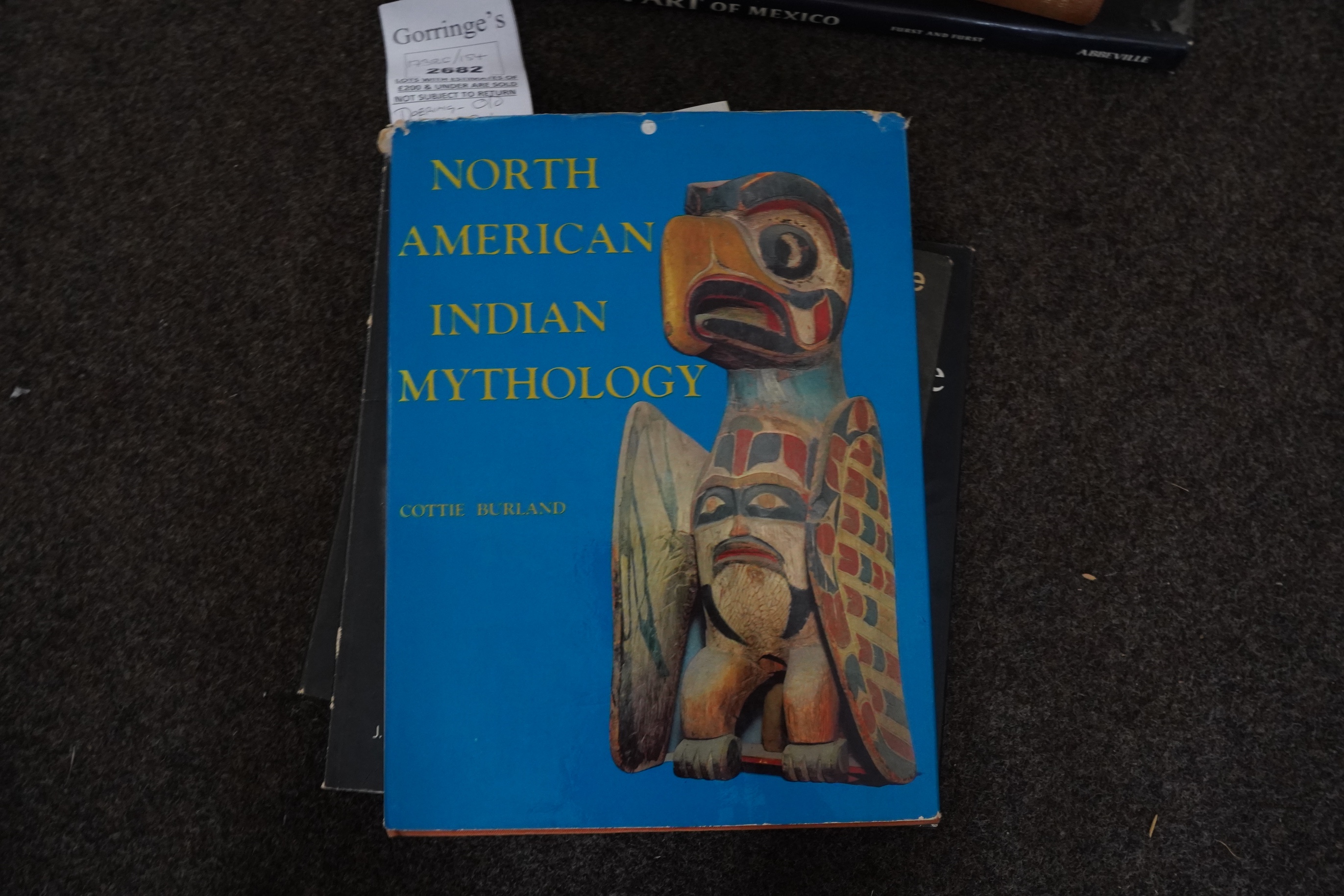 Doering, Heinrich - Old Peruvian Art. photo. illus. (12 coloured); publisher's cloth, folio. Zwemmer, 1936; Furst, J.L. & P.T. - Pre-Columbian Art of Mexico. col. illus.; publisher's cloth and d/wrapper, folio. New York,